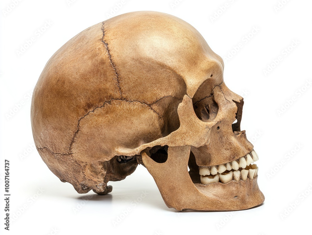 skull isolated on white