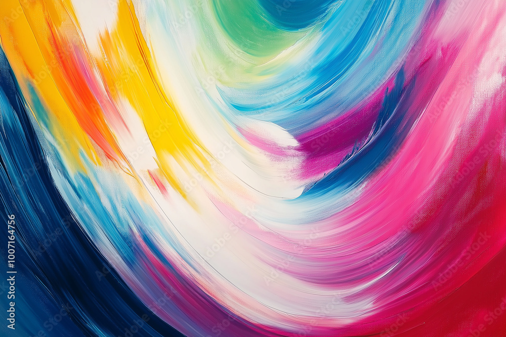 Vibrant abstract colorful oil paint strokes with bold texture and dynamic movement in red, yellow, blue, and orange colors for artistic backgrounds Vibrant abstract colorful oil paint strokes with bold texture and dynamic movement in red, yellow, blue, and orange colors for artistic backgrounds