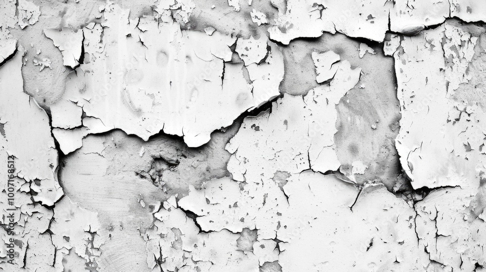 Obraz premium A close-up shot of peeling paint on a wall or surface, often used in architectural or design contexts