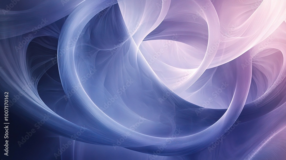 Fototapeta premium Abstract Flowing Patterns in Soft Colors