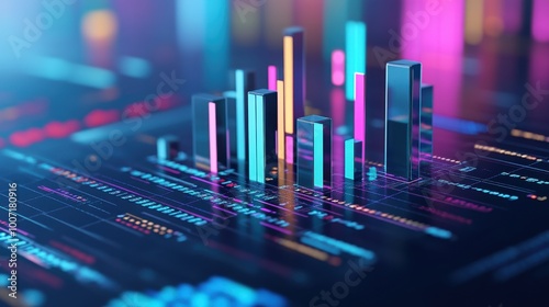 Technology cube on electronic board symbolizing data processing and security in blockchain network