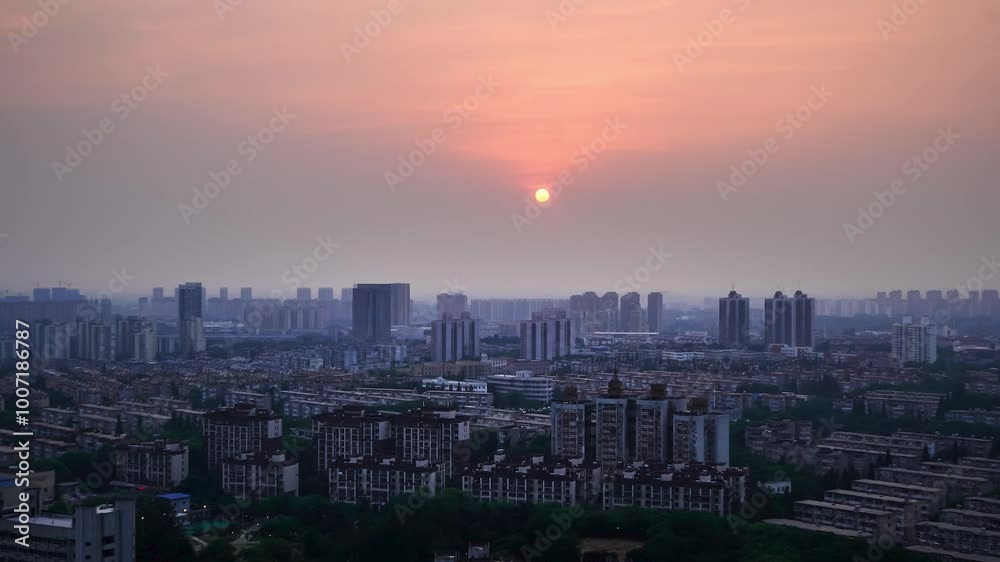 Sunset city sunset sunset view 4K time lapse Sunset city sunset sunset view 4K time lapse