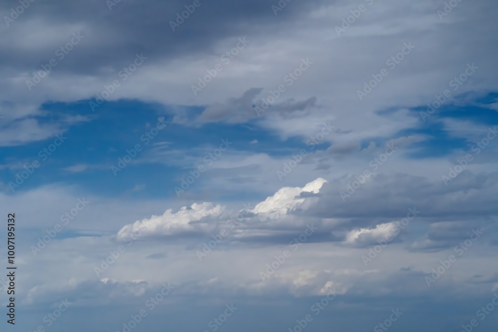 Blue sky with white clouds Blue sky with white clouds