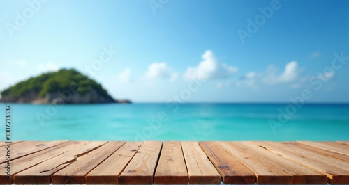 wooden pier on the sea