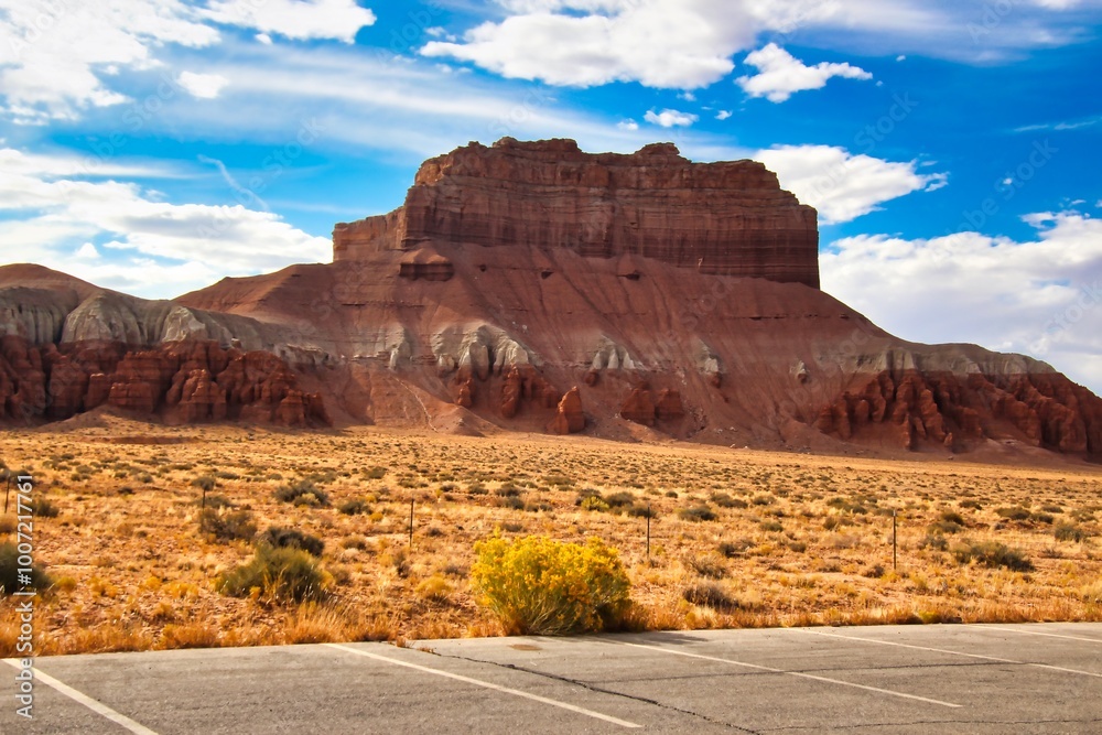 Fall at Wild Horse Butte in Goblin Valley State Park in Utah Fall at Wild Horse Butte in Goblin Valley State Park in Utah