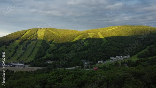sunrise in the mountains