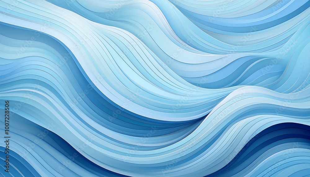 Abstract blue waves background Abstract blue waves background