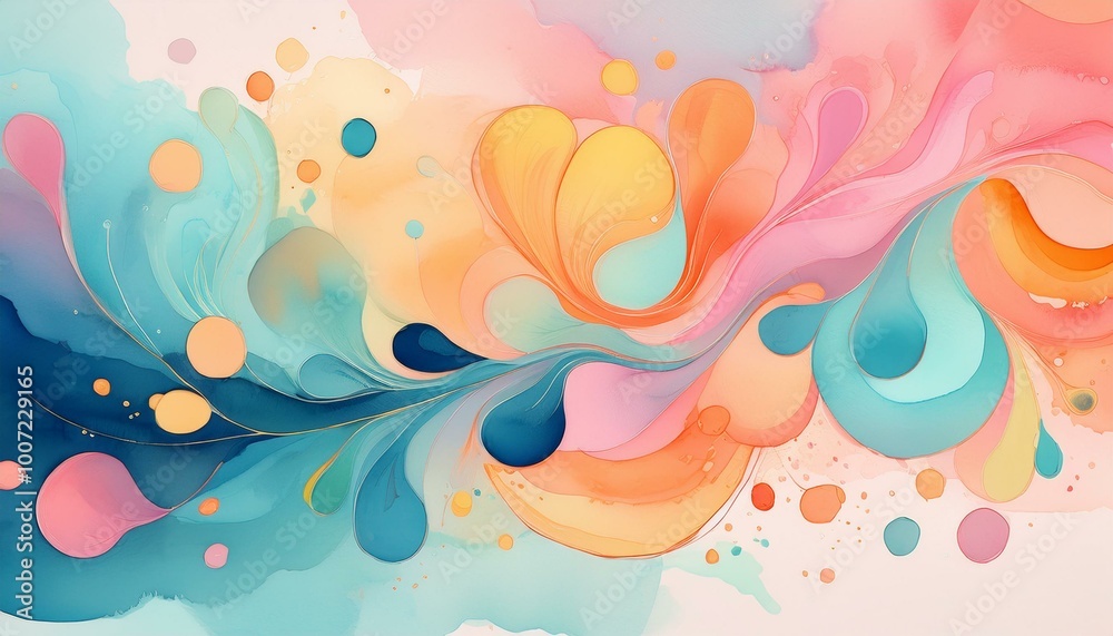 Abstract watercolor art Abstract watercolor art
