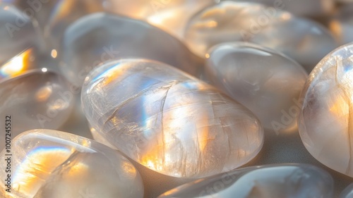 Polished moonstone capturin...