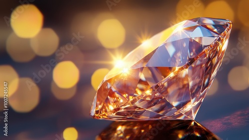 Radiant zircon stone displa...