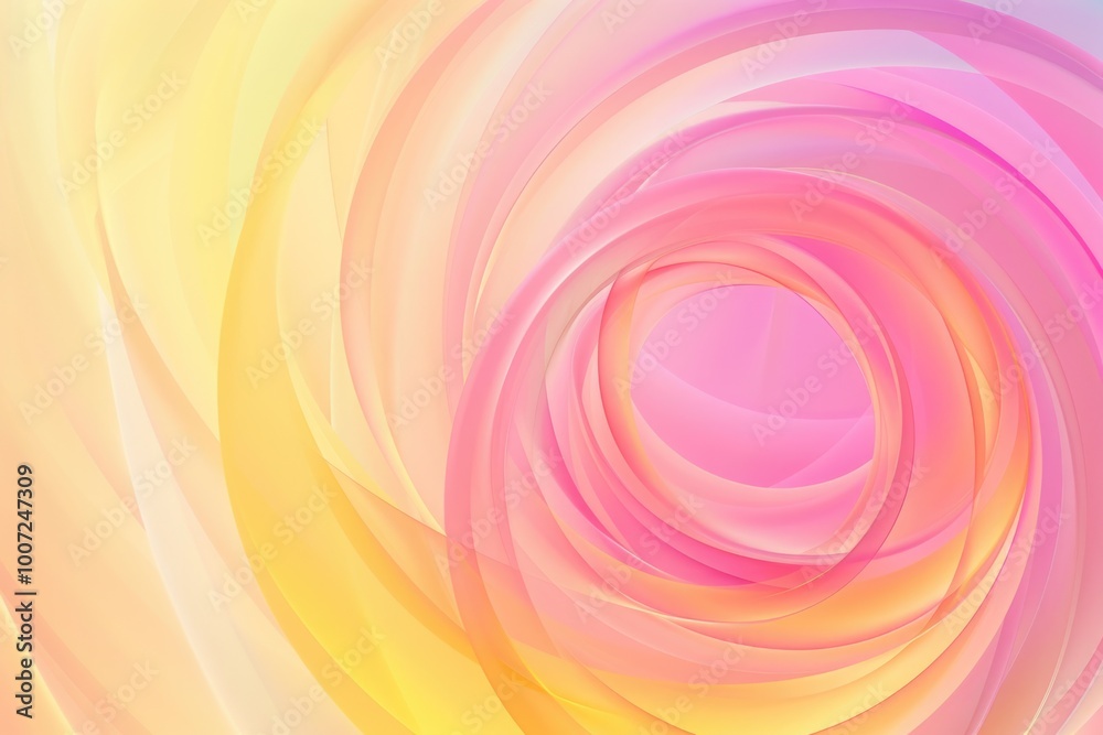 A colorful swirl background with a pink center A colorful swirl background with a pink center