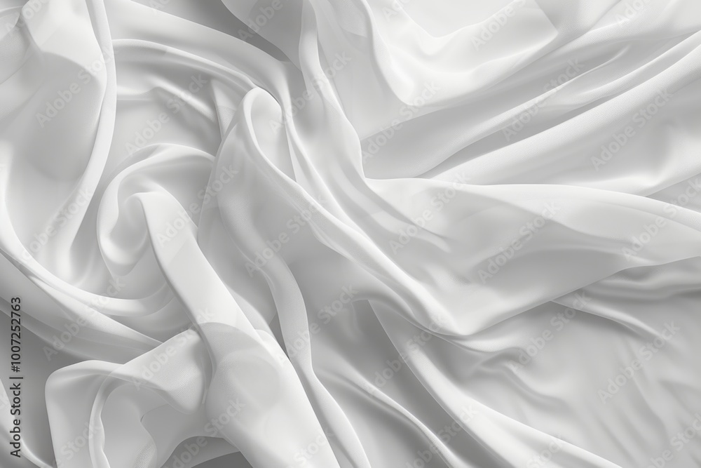 A detailed look at a piece of white fabric A detailed look at a piece of white fabric