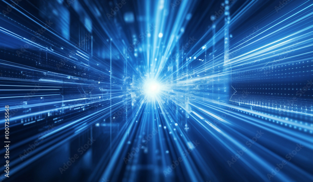 Blue and white abstract technology background Blue and white abstract technology background