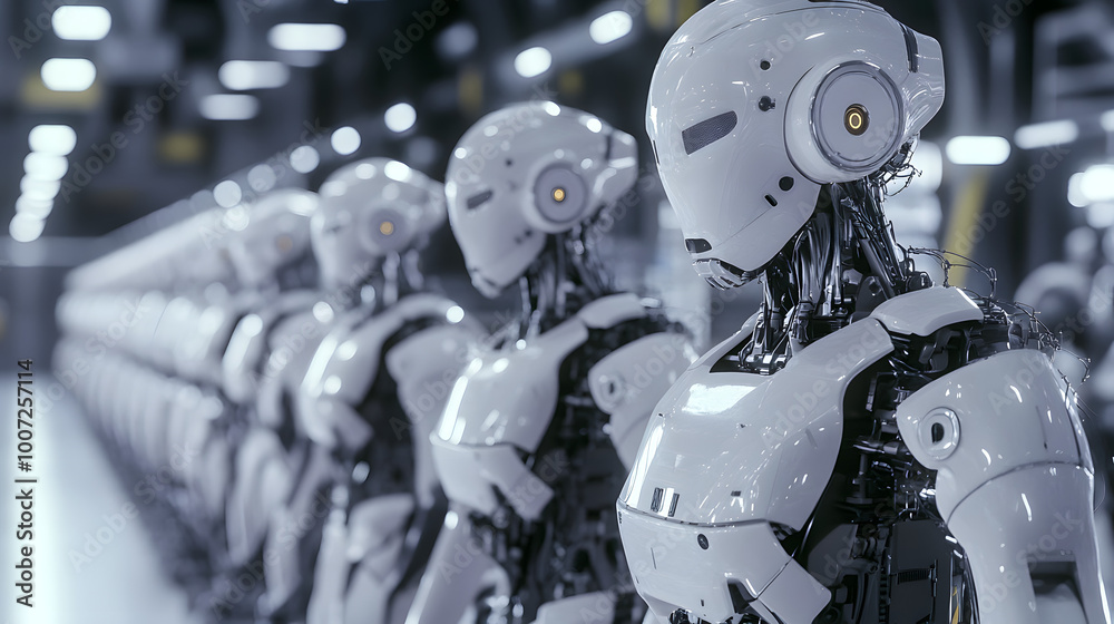 A Vision of the Future: Humanoid Robots Collaborating with Humans in a Cutting-Edge Factory Setting A Vision of the Future: Humanoid Robots Collaborating with Humans in a Cutting-Edge Factory Setting