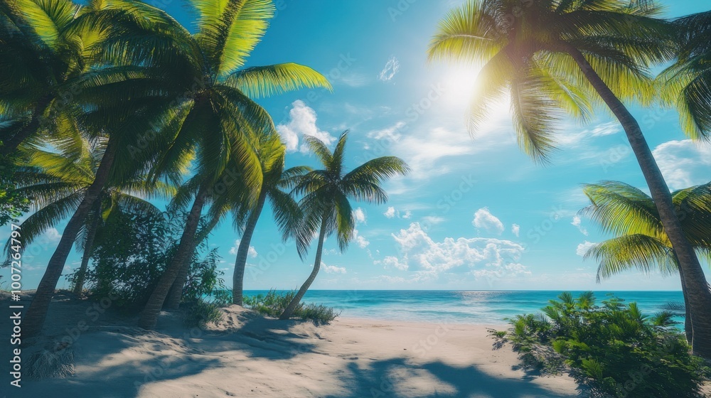 Obraz premium Tropical Paradise Beach