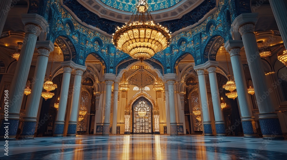 Fototapeta premium Interior of a Grand Mosque