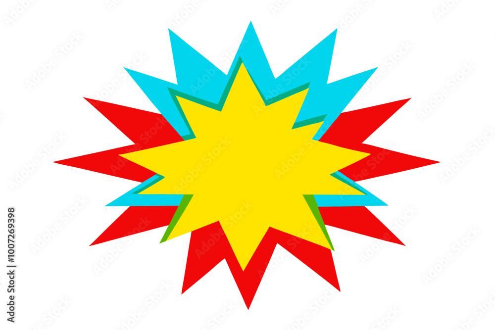 Vibrant Starburst Speech Bubble Vector Illustration for Dynamic Communication
Vibrant Starburst Speech Bubble Vector Illustration for Dynamic Communication