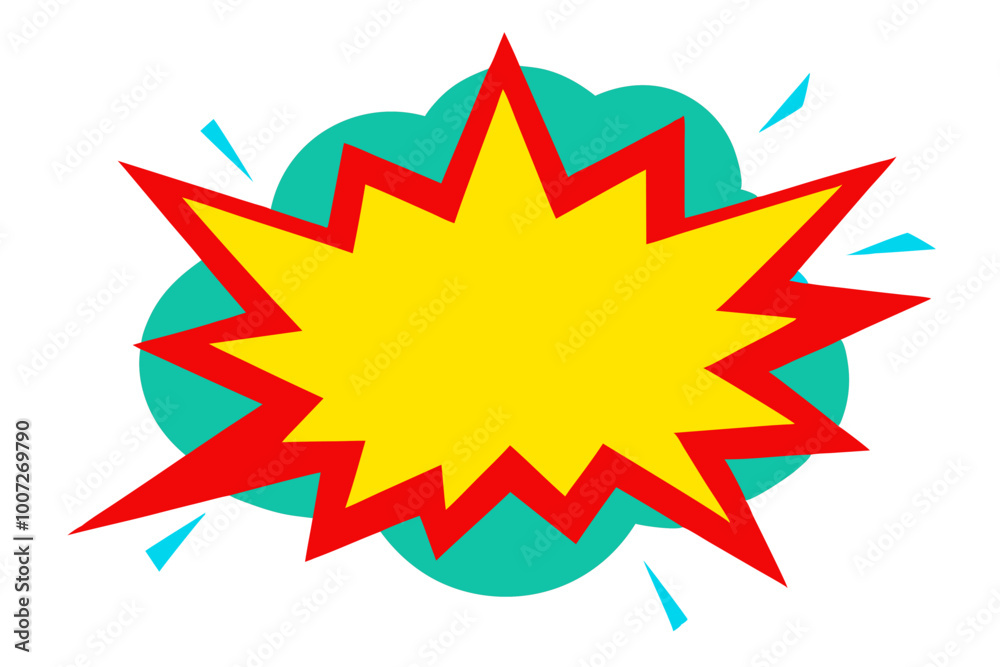 Dynamic Jagged Edge Explosion Speech Bubble Vector Illustration for Bold Comics
Dynamic Jagged Edge Explosion Speech Bubble Vector Illustration for Bold Comics