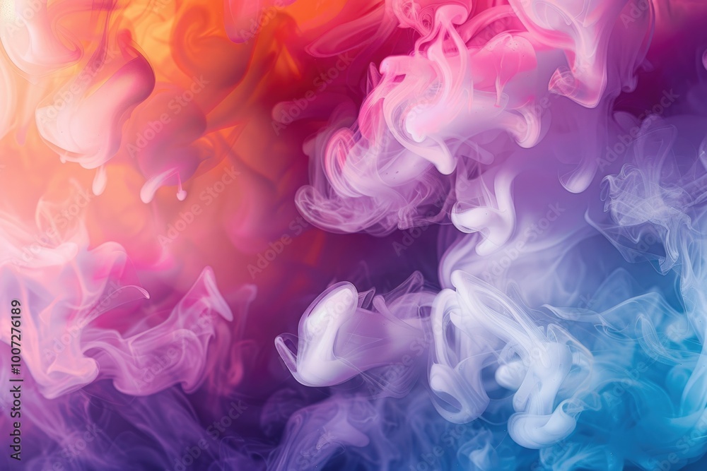 Vibrant abstract acrylic drop and smoke background swirl mix Vibrant abstract acrylic drop and smoke background swirl mix