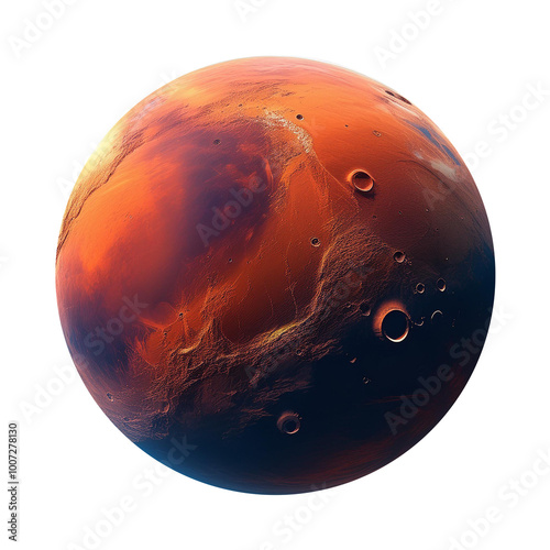 Mars Planet Transparent png, Extra Large, Isolated Space & Science Graphic Resource