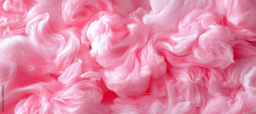 Soft Pink Cotton Candy Texture