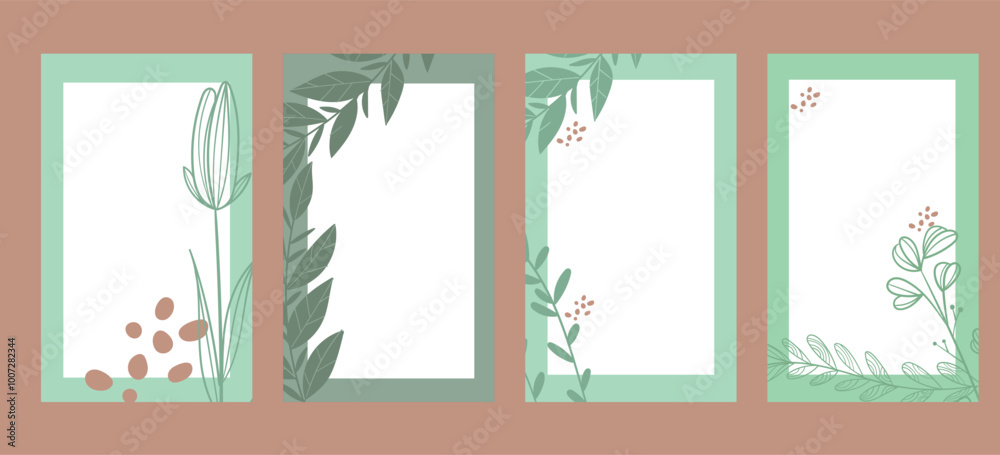 A set of ornate, classic templates in vintage style, perfect for wedding and restaurant menus. These vector illustrations offer an elegant and timeless design for sophisticated occasions.