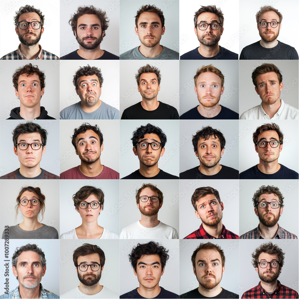 Expressive Face Headshot Portraits Expressive Face Headshot Portraits
