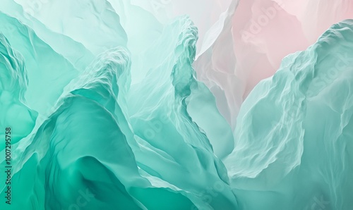 Wallpaper Mural mint to emerald gradient, ideal for a minimalist phone wallpaper Torontodigital.ca