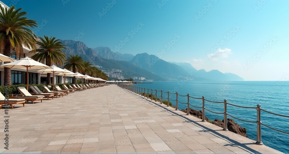 Obraz premium pier on the beach