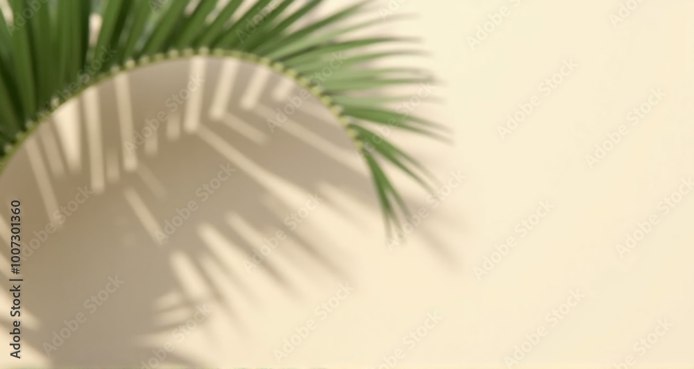 Obraz premium palm tree leaves