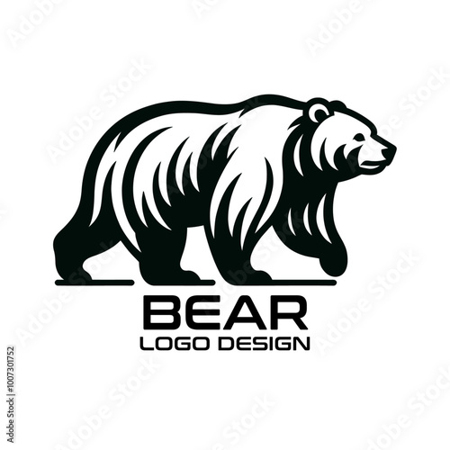 Bear Vector Logo Design photo