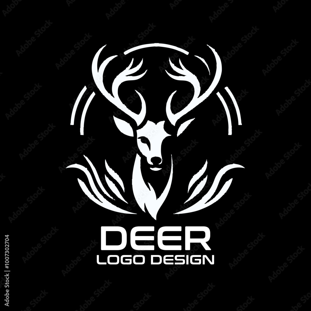 Fototapeta premium Deer Vector Logo Design