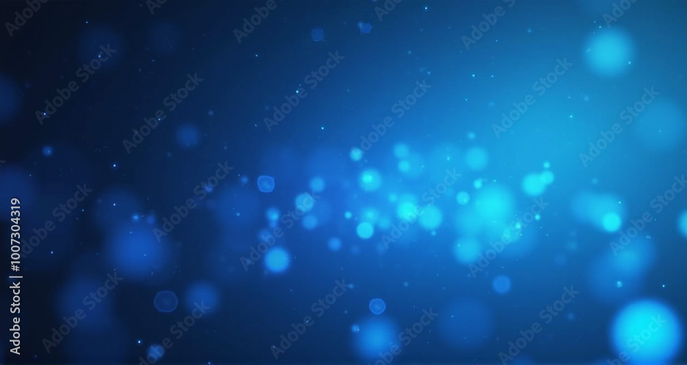 Obraz premium blue bokeh background