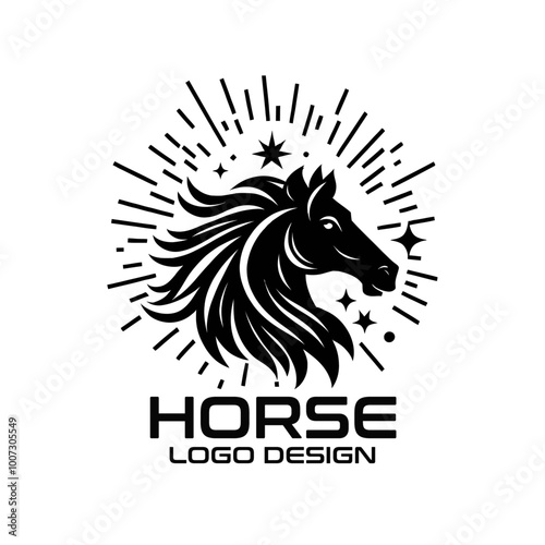 Horse Vector Logo Design