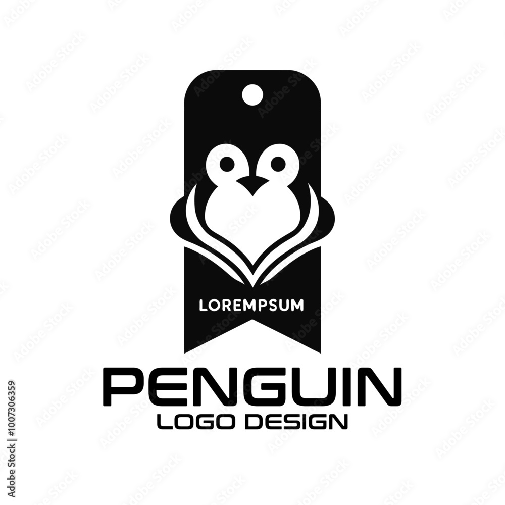 Penguin Vector Logo Design Penguin Vector Logo Design