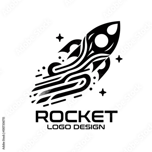 Rocket Vector Logo Design photo
