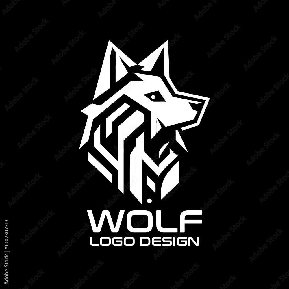 Wolf Vector Logo Design Wolf Vector Logo Design
