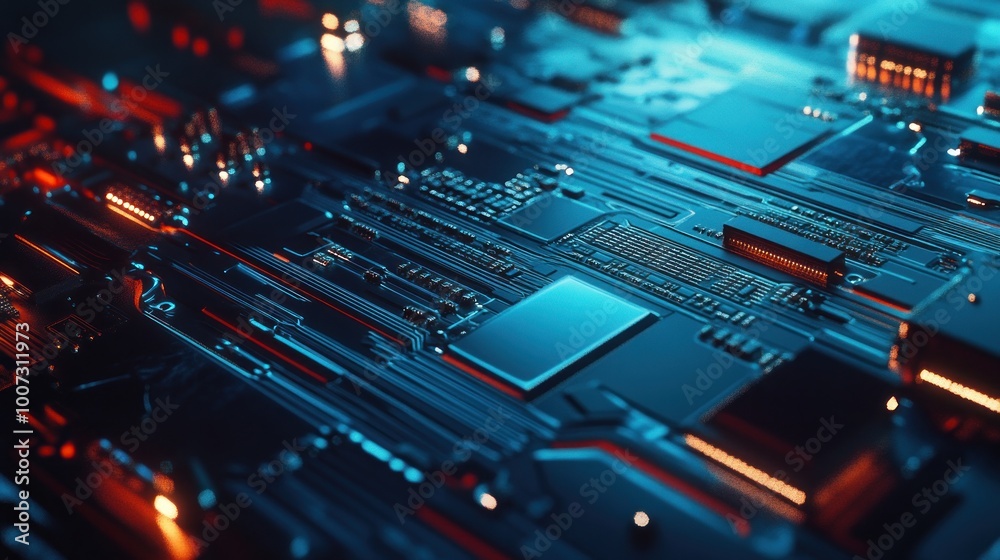 Obraz premium Abstract Circuit Board