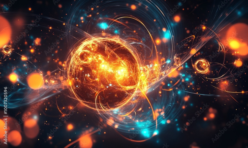 Quantum Physics Science Background Quantum Physics Science Background