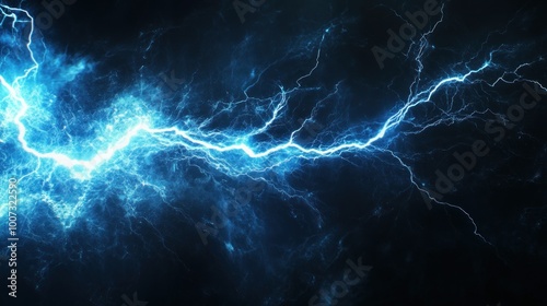 Blue Lightning Bolt