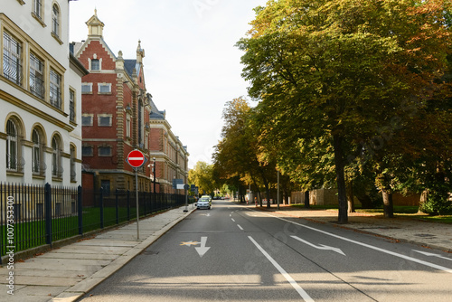 View of city street with ro...