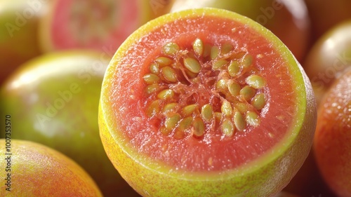 A detailed macro shot of a ...