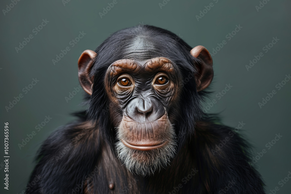 Close up of an ape Close up of an ape
