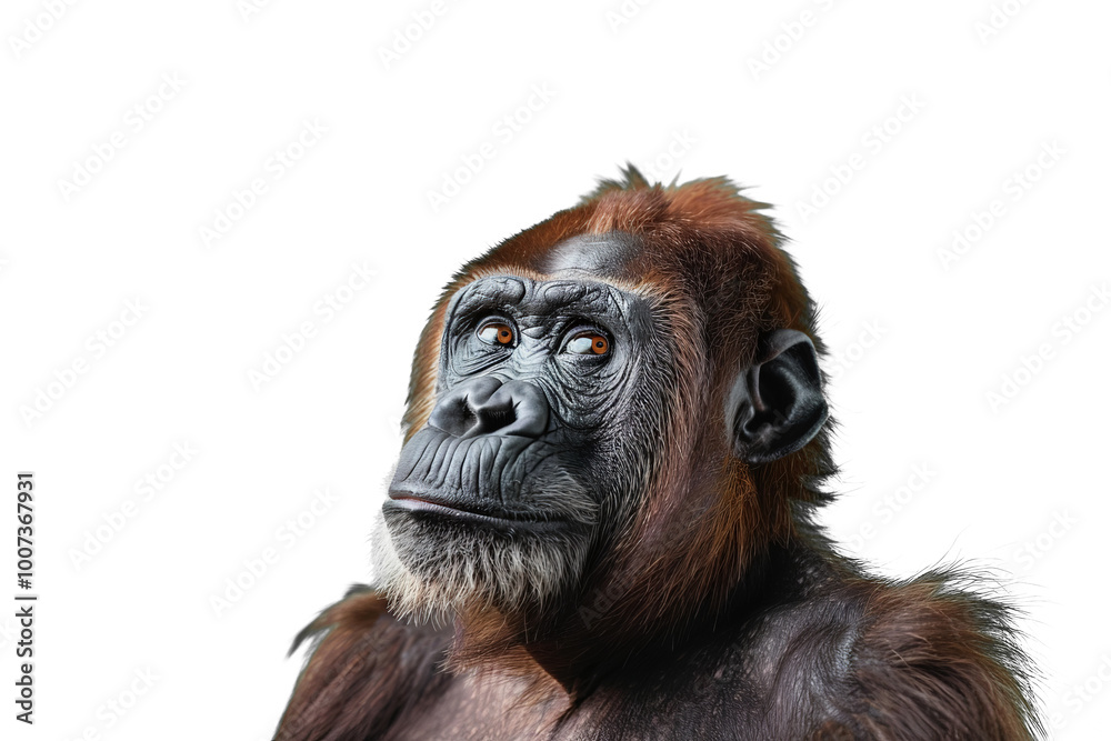 Obraz premium Close up of an ape