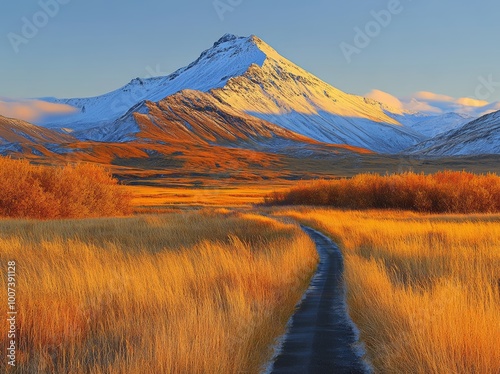 The Snaefellsjoekull National Park in West Iceland. photo