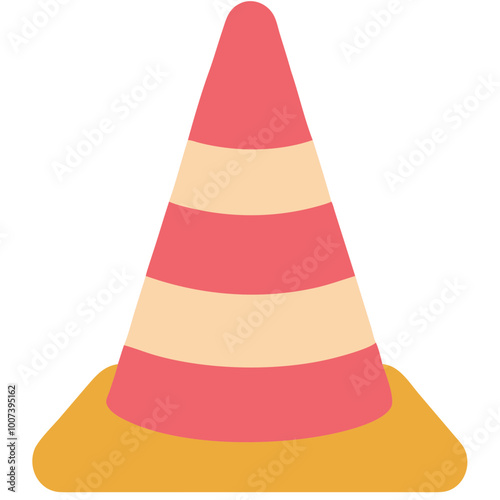  Colorful Construction Safety Cone Vector for Traffic and Roadwork Projects