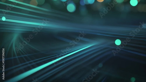 Abstract motion background with flowing blue lines for technology, commercial, art, and creative video projects photo