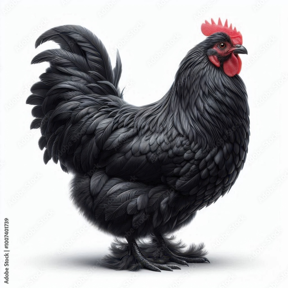 Fototapeta premium close up of a rooster