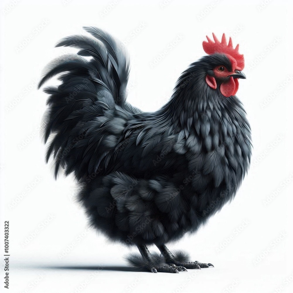 Fototapeta premium chicken isolated on white