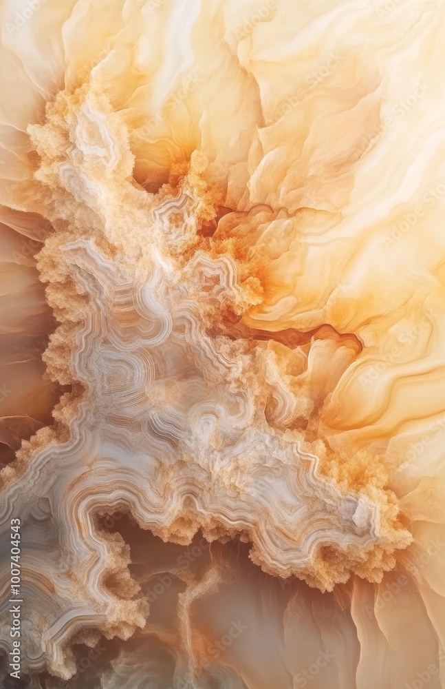 Cave Onyx Rock Slab Macrophotograph Cave Onyx Rock Slab Macrophotograph